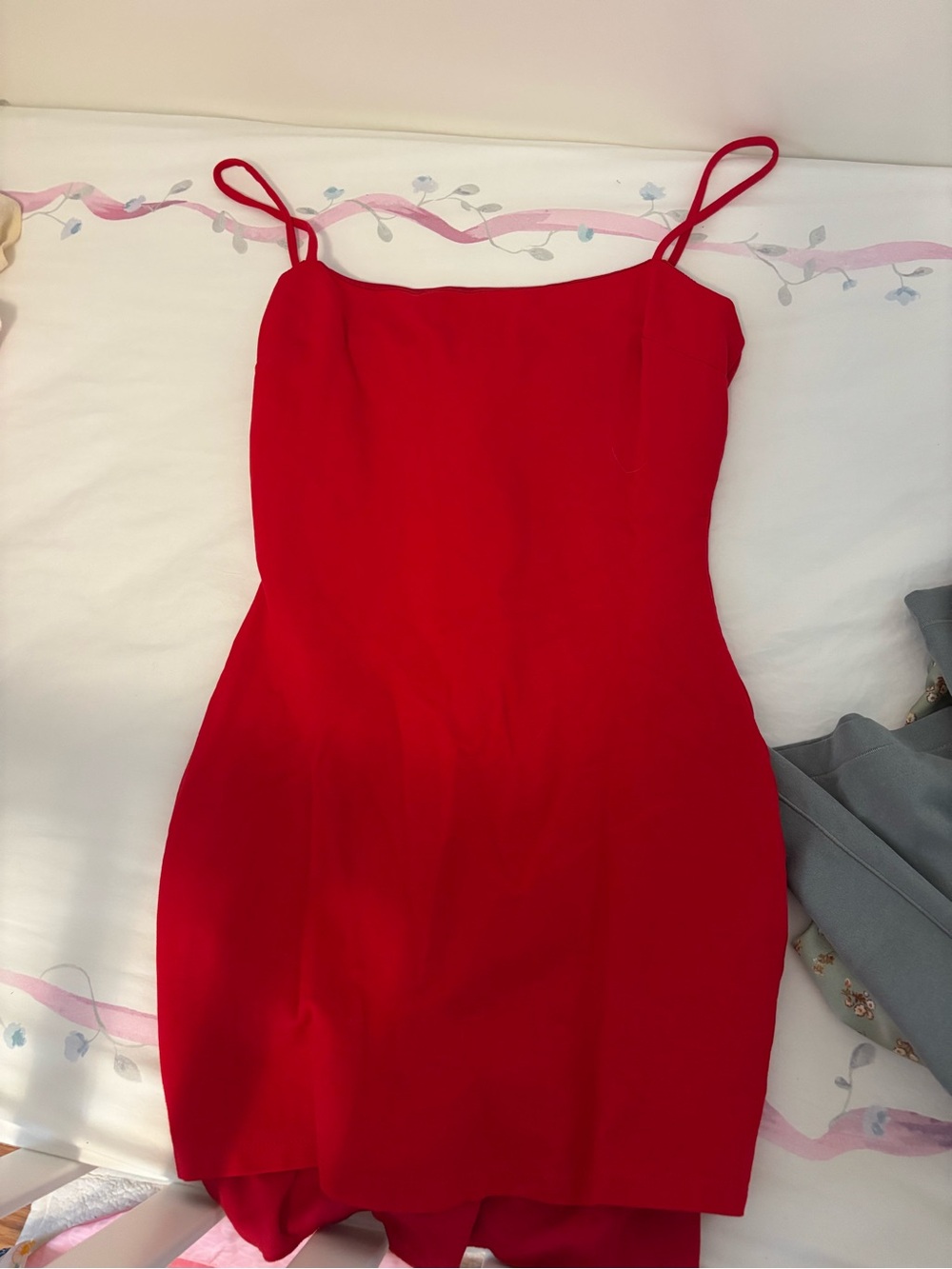Lulu's Red Spaghetti Strap Mini Dress